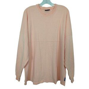 Spirit Jersey Original Authentic New York‎ Peach Long Sleeve Shirt L